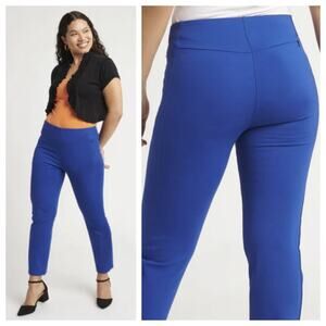 Betabrand Hepburn Dress Pant Yoga Pants Seaglass Size L